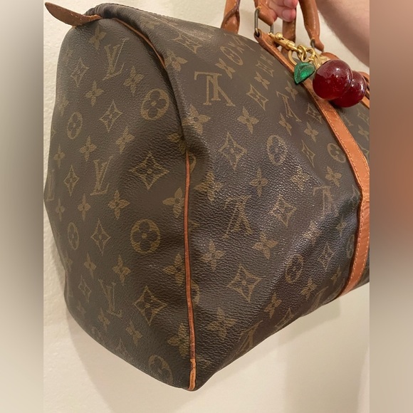Louis Vuitton Travel Bag Keepall 45 w/ LV lock and key and Luggage Tag - Picture 4 of 15